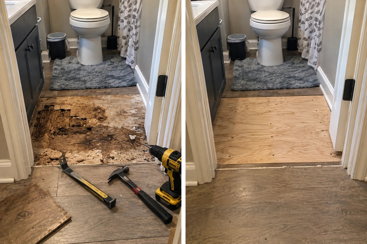 Entryway Tile Floor Repair Completed in Cedar Rapids, Iowa